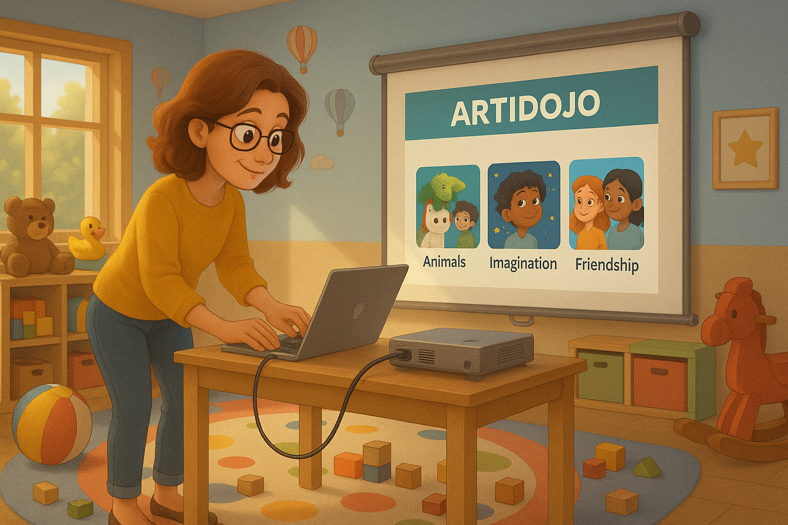 Setting up classroom technology